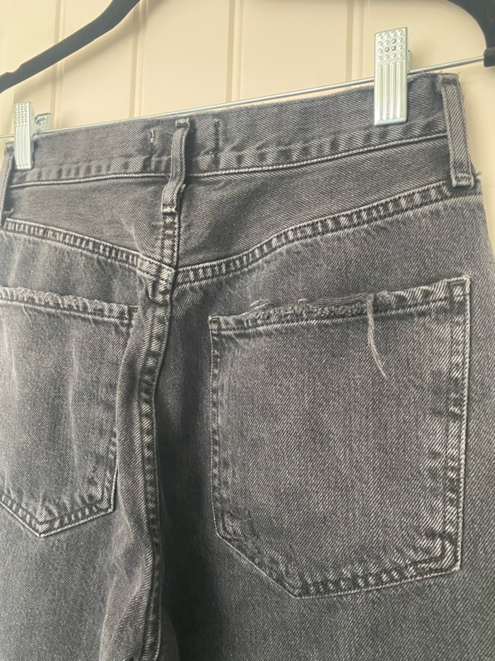 AGOLDE | Riley High Rise Straight Jean in Contraband - Picture 10 of 13